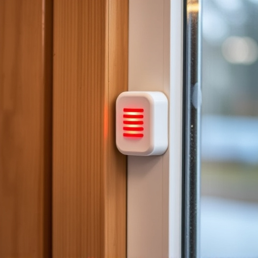 glass break sensor on sliding door