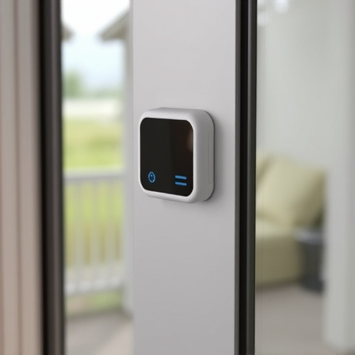glass break sensor on sliding door