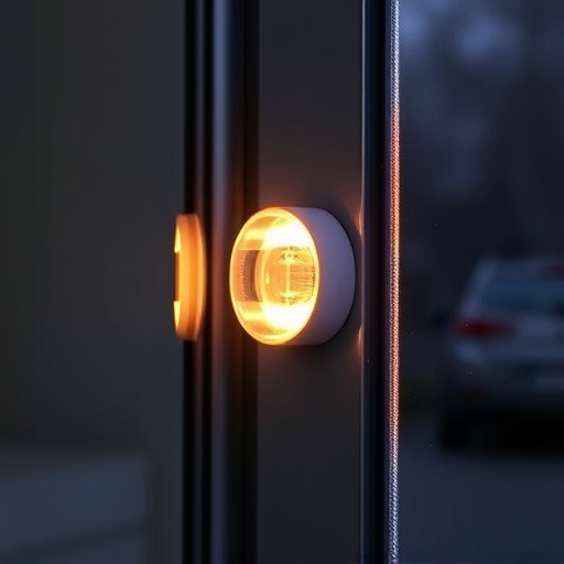 glass break sensor on sliding door
