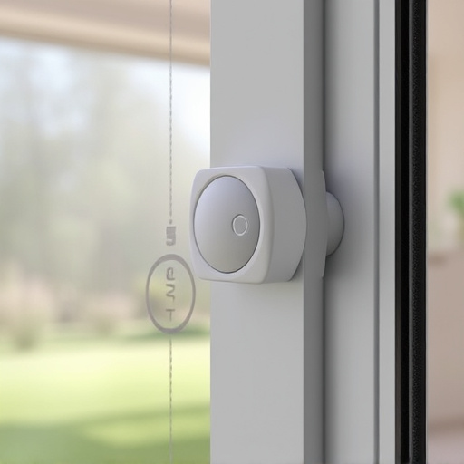 glass break sensor on sliding door