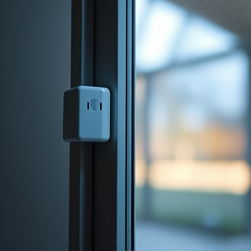 glass break sensor on sliding door