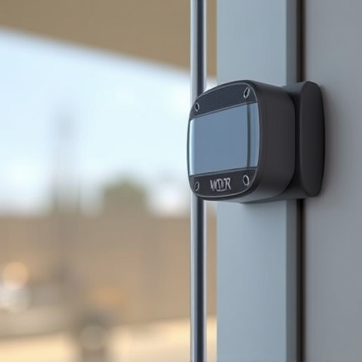 glass break sensor on sliding door
