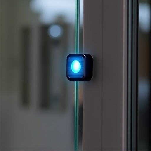 glass break sensor on sliding door