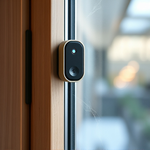 glass break sensor on sliding door
