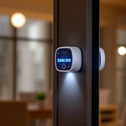 glass break sensor on sliding door