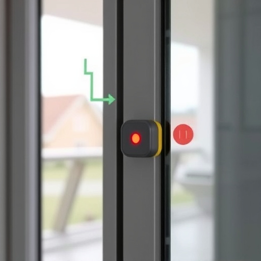 glass break sensor on sliding door