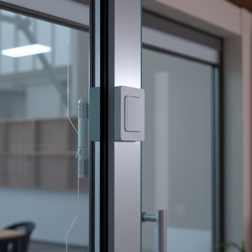 glass break sensor on sliding door