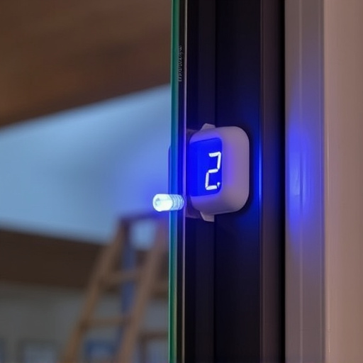 glass break sensor on sliding door