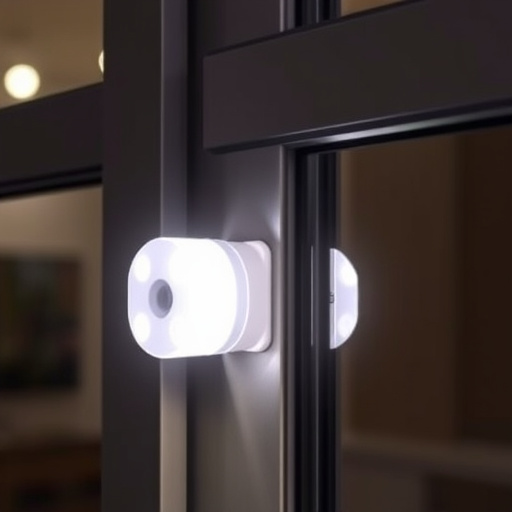 glass break sensor on sliding door