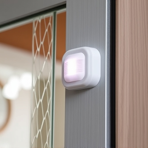 glass break sensor on sliding door
