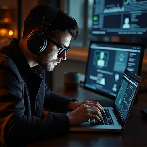 person researching personal safety laws online