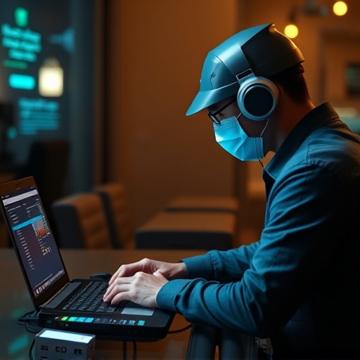 person researching personal safety laws online
