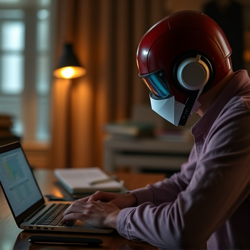 person researching personal safety laws online