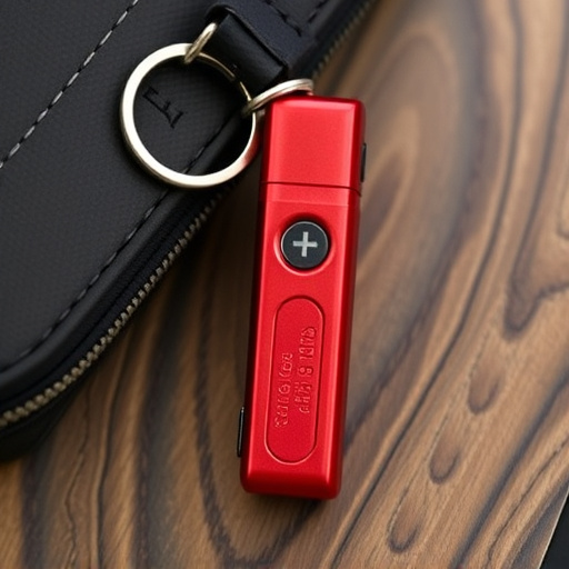 traveler testing mini pepper spray keychain