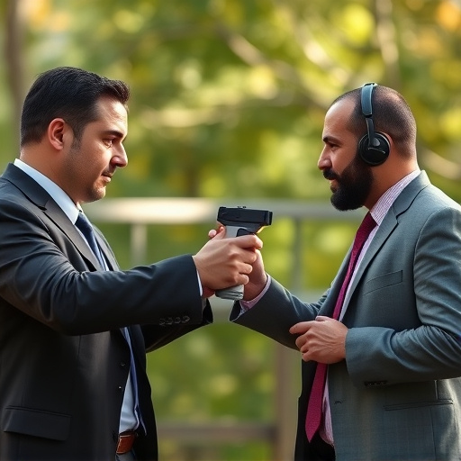 attorney advising client on pepper spray laws