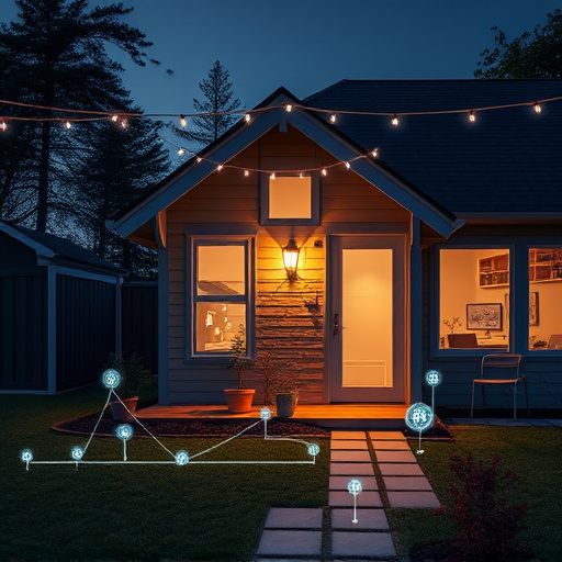 connected smart home with multiple sensors
