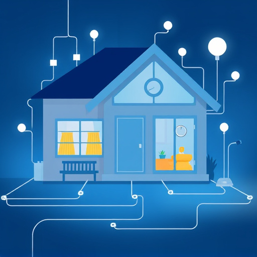 connected smart home with multiple sensors