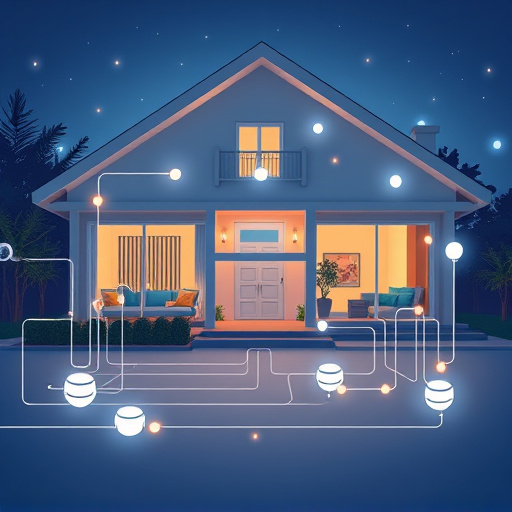 connected smart home with multiple sensors