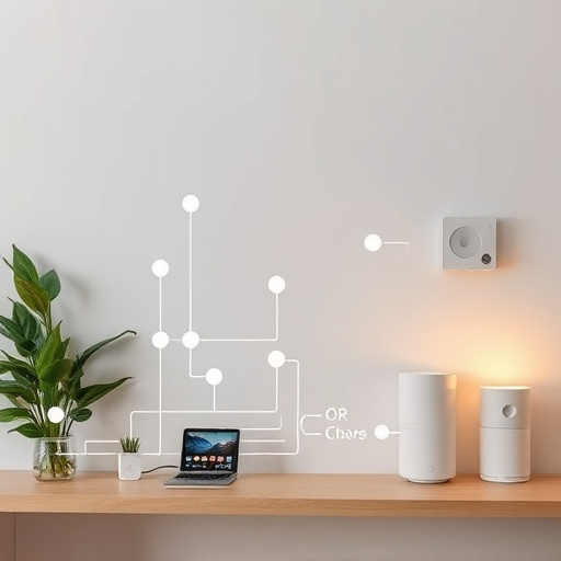 connected smart home with multiple sensors