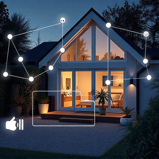 connected smart home with multiple sensors