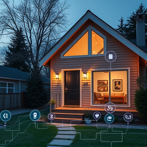 connected smart home with multiple sensors