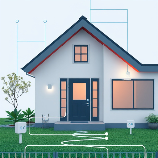 connected smart home with multiple sensors
