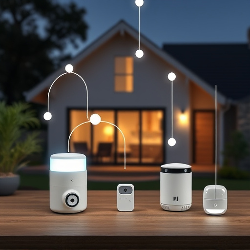 connected smart home with multiple sensors