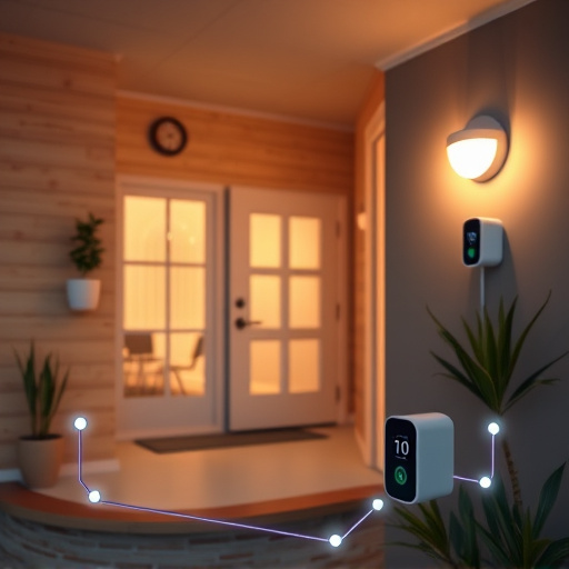 connected smart home with multiple sensors