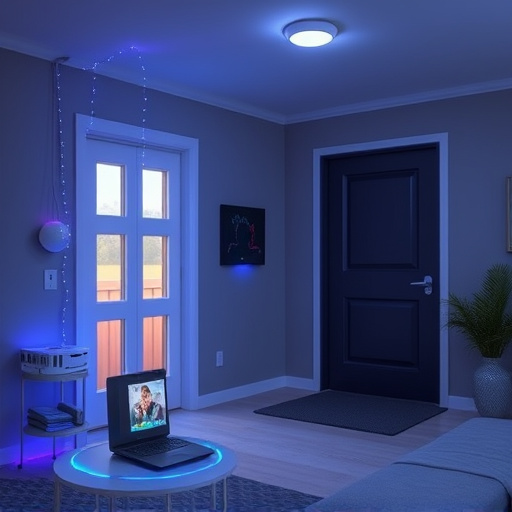 connected smart home with multiple sensors