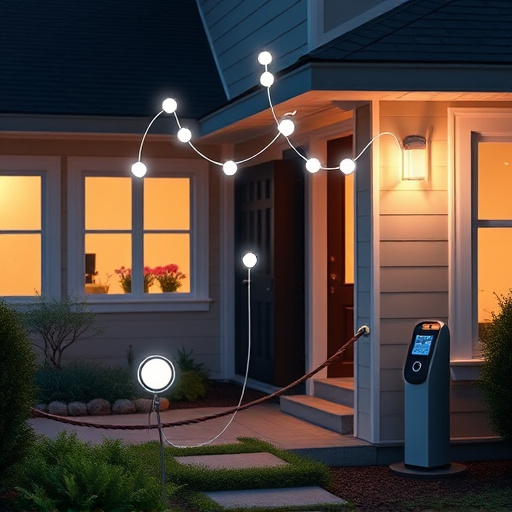 connected smart home with multiple sensors