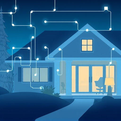connected smart home with multiple sensors