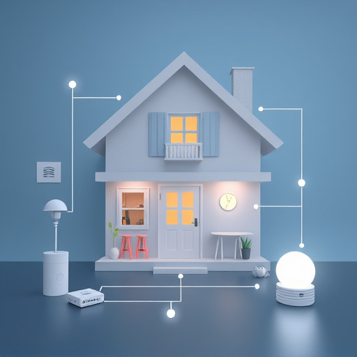 connected smart home with multiple sensors