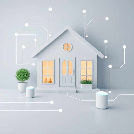 connected smart home with multiple sensors