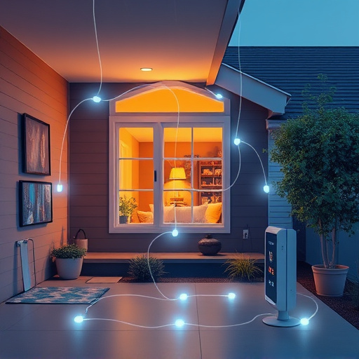 connected smart home with multiple sensors