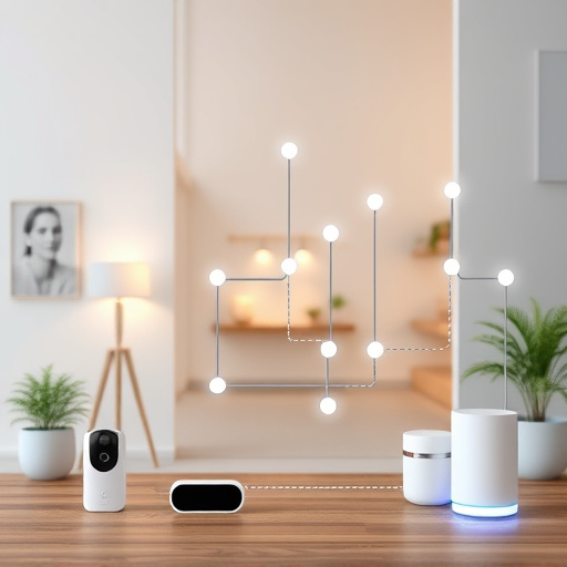 connected smart home with multiple sensors
