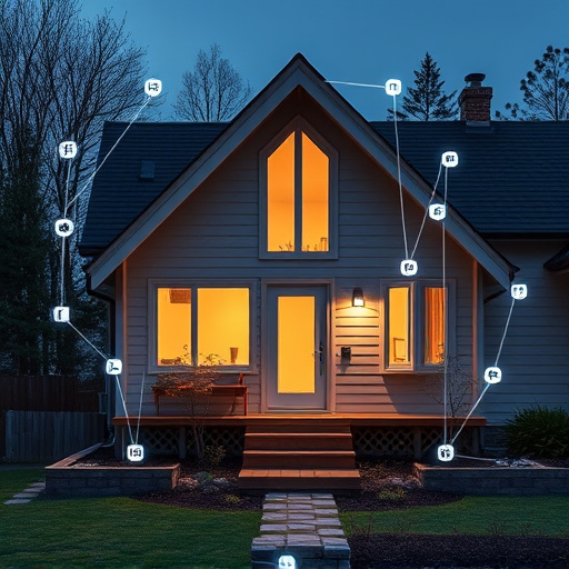 connected smart home with multiple sensors