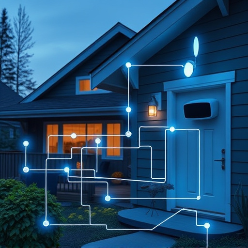 connected smart home with multiple sensors