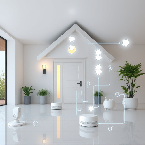 connected smart home with multiple sensors