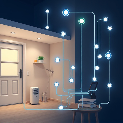 connected smart home with multiple sensors