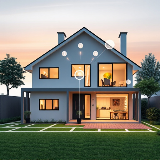 connected smart home with multiple sensors