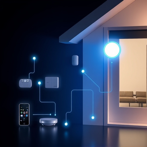 connected smart home with multiple sensors