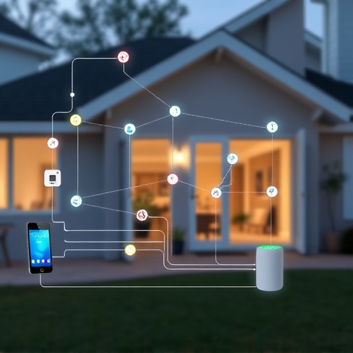 connected smart home with multiple sensors
