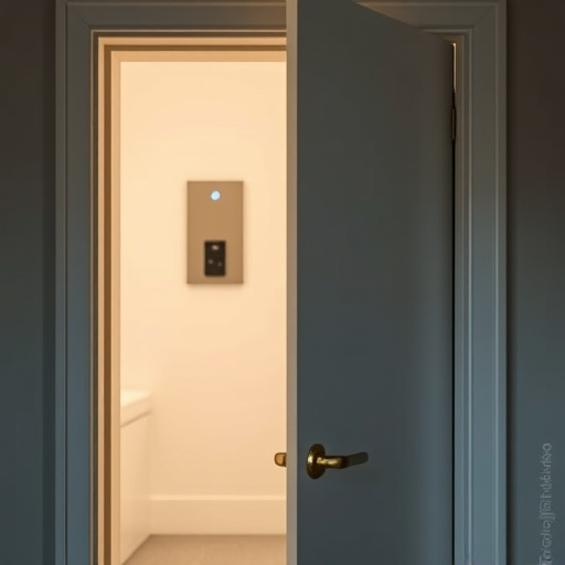 discreet door alarm placed in hostel doorframe