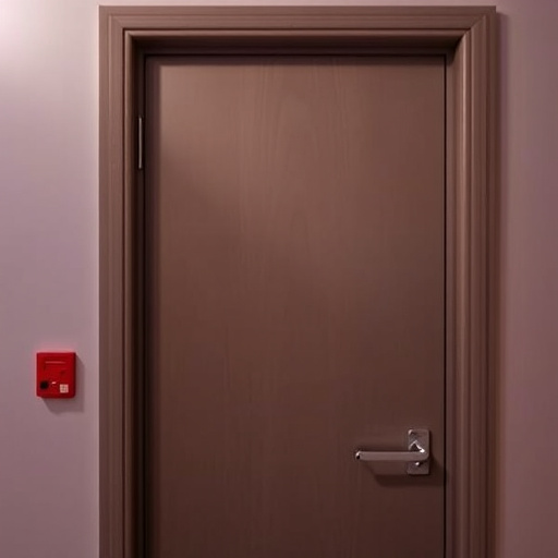 discreet door alarm placed in hostel doorframe