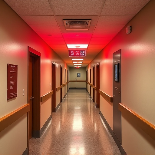 emergency alert system inside hallway