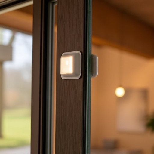 glass break sensor on sliding door