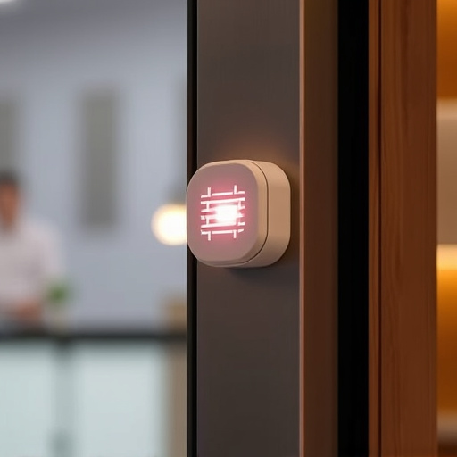 glass break sensor on sliding door