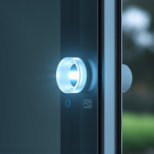 glass break sensor on sliding door