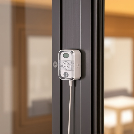 glass break sensor on sliding door