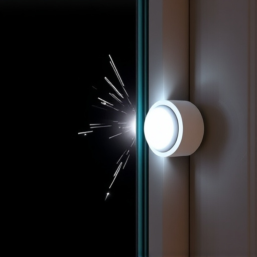 glass break sensor on sliding door